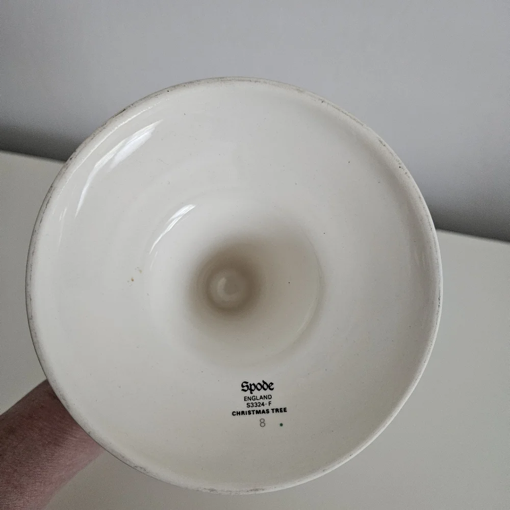 SPODE ENGLAND Christmas Tree Candlestick | 5